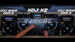 4 DECKS XDJ XZ vs CDJ 2000 NXS2  LIVE MASHUP MIX [upl. by Ocir957]