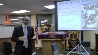 Rashi Jewish History Lecture by Dr Henry Abramson [upl. by Dorolisa]