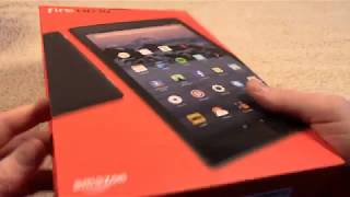 Unboxing und Test Amazon Kindle Fire HD 10Tablet mit Alexa Handsfree 1080p 32 GB [upl. by Aynnek791]