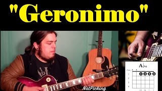 Sheppard  Geronimo GUITAR TUTORIAL [upl. by Mcwherter]