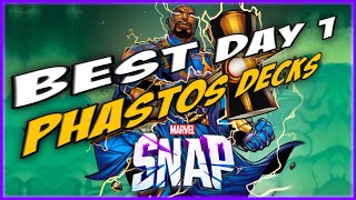 The BEST Day 1 Phastos Decks  Marvel Snap [upl. by Rihaz95]