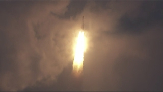 Ariane 5 ECA launches SKY Brasil1 amp Telkom 3S [upl. by Anelad823]