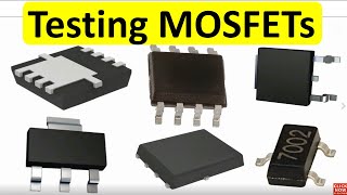 How to test MOSFET in circuit using multimeter how to test MOSFET transistor with 8 and 3 terminals [upl. by Kenna291]