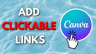 How To Add Clickable Links To Canva  2024 [upl. by Bergh]