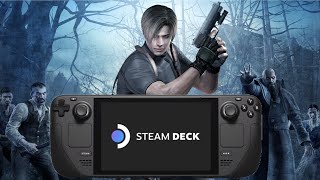 Resident Evil 4 HD Project  Steam Deck Settings And Performance [upl. by Anohs221]