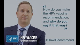 Dr Todd Wolynn Describes How He Recommends HPV Vaccine [upl. by Uhthna352]