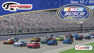 NR2003 2001 GNS Race 10 of 33 the Auto Club 300 at California [upl. by Hennie]