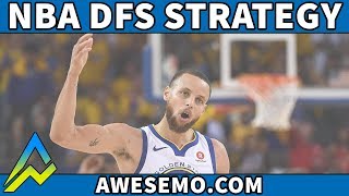 DraftKings amp FanDuel NBA DFS Strategy  Mon 1022  Awesemocom [upl. by Ruiz980]