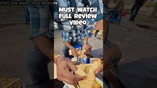 Civil line wala chole bhature Full Review Video  viratkohli foodblogger delhifoodblog [upl. by Kelcie159]