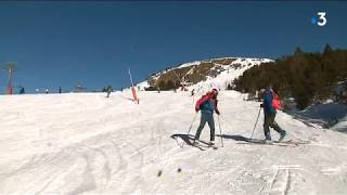 Pyrénées  en Andorre le ski de randonnée version sécurisée en Andorre [upl. by Annodahs]