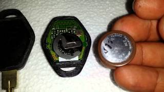 BMW Diamond Shape Ignition Key Fob Battery Removal [upl. by Laraine366]