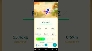 ✨ Shiny Porygon Family Porygon2 PorygonZ Pokemon Go pokemon pokemongo pokémongo [upl. by Ashien]