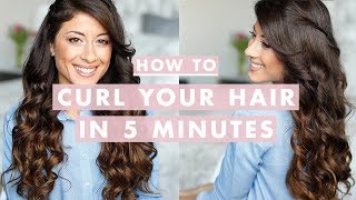 How to Curl Your Hair in 5 Minutes [upl. by Ogait878]