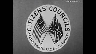 The mission of the White Citizens Council a knockoff KKK [upl. by Guinn]