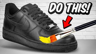 This Is The BEST Way To Customize Black Air Force 1s [upl. by Adai]