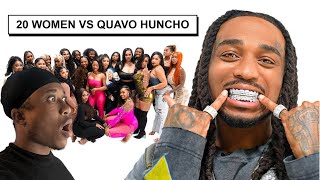 20 WOMEN VS 1 RAPPER QUAVO HUNCHO [upl. by Jaquelin]