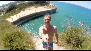 Canal damour cliff jumps Corfu [upl. by Lillywhite]