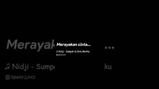 Kau slalu di hati cinta matiku Nidji SumpahDanCintaMatiku Liriklagu Fyptiktok shorts [upl. by Alis]