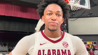 Alabama Forward Mouhamed Dioubate Interview  Wake Forest Postgame [upl. by Peh]