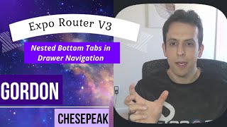 Expo Router V3  Nested Bottom Tabs Inside Drawer Navigation [upl. by Levina]