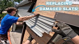 Getting Some Rolling Steel Slats Replaced [upl. by Lika521]