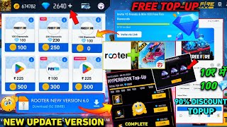 Rooter 🔥 Discount Top Up  How To Download  Use Rooter Aap New Version Diamond kaise le karen [upl. by Ian259]