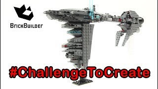 Lego Star Wars MOC Nebulon B ChallengeToCreate  Lego Speed Build [upl. by Segal]