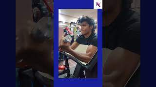 Power Through Concentric Curls Bicep Gains in Action gyminmedavakkam nsquarefitness [upl. by Akinit881]