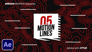 5 Line Motion Graphics To Elevate Your After Effects Work [upl. by Liddie]