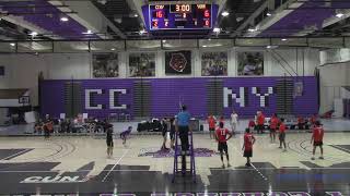 CCNY Mens Volleyball vs York College  Thursday April 6 [upl. by Oiragelo512]