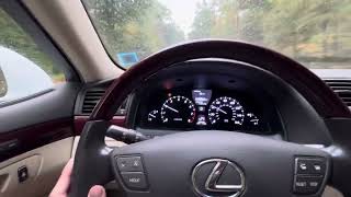 2012 Lexus LS460 ASMR POV test drive with binaural audio [upl. by Lattie289]