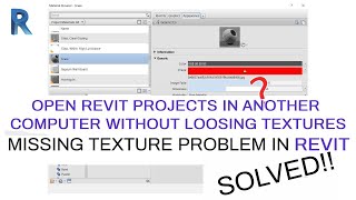 Solved  How to Fix Missing Textures Problem in Revit [upl. by Virgie]