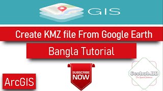 How to create kmz file from google earth  google earth  Bangla tutorial [upl. by Jenness]