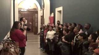 PS22 Chorus WHITE CHRISTMAS a capella [upl. by Nallek]