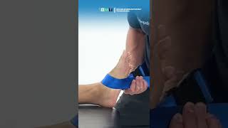 Treat Ankle Pain using Belt Mobilisation anklepain osteopathy manualtherapy [upl. by Iahc]