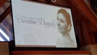 IN MEMORY OF CHRISTINE DANIELLE 05059910252018 RIP [upl. by Baylor]