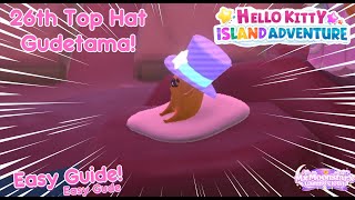 🥚26th Top Hat Laziest Eggs Quest Location Guide  Hello Kitty Island Adventure🥚 [upl. by Vareck]