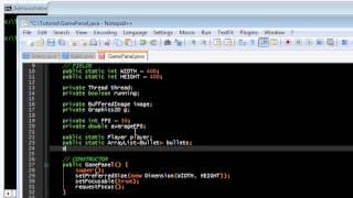 Part 5  Basic Game Programming in Java  Shooting the Enemies [upl. by Bevan905]