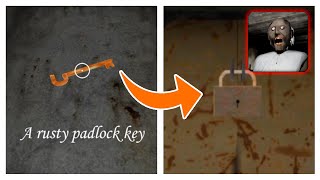 How To Find amp Use The Rusty Padlock Key In Granny Version 18 Update Tutorial Gameplay [upl. by Chouest]