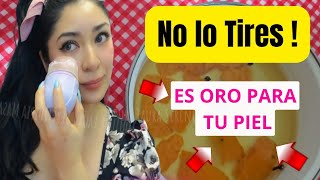 PIEL PERFECTA Y LUMINOSA 💆‍♀️🍊 DIY TONICO FACIAL skincare beauty [upl. by Hanonew860]