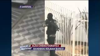 Assaltantes usam estratégia de filme para roubar banco no interior de SP [upl. by Akinoj551]