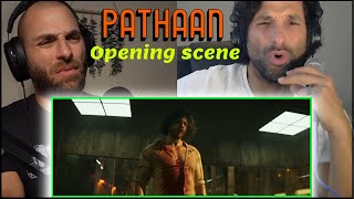 Pathaan  Shah Rukh Khan Opening Scene REACTION [upl. by Amye]