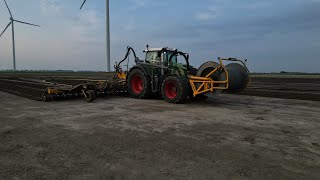 loonbedrijf Johan Frens Sleepslangen Fendt 828Fendt 718 [upl. by Ahsetra]