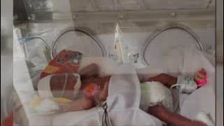 Boy born 13 weeks early already showing love for the Kansas City Chiefs [upl. by Ronoc]