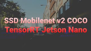 SSD Mobilenet v2 COCO TensorRT Jetson Nano [upl. by Hersch363]