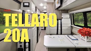 ATTRACTIVE Floor Plan  Pop Top TELLARO 20A by THOR  2022 FL RV SuperShow [upl. by Enelez]