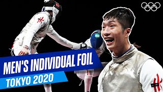 Cheung Kalong 🆚 Daniele Garozzo  Mens individual foil  Gold Medal Bout  Tokyo2020 [upl. by Dimitri521]