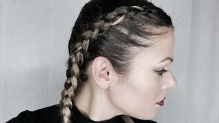 Tuto 2 tresses plaquéesBoxer braids [upl. by Odnolor151]