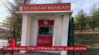 Ziraat Bankası ORTAK ATMlerinden Harç Ücreti Yatırma [upl. by White]