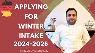 Applying For Winter Intake 202425 in Germany  German Student Visa   Pardesi Vibe Germany 🇩🇪 [upl. by Blinny]